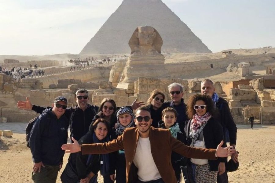 Half-Day Adventure: Pyramids, Sphinx, Queens’ Pyramids, Panoramic View, Sahara Camel Ride